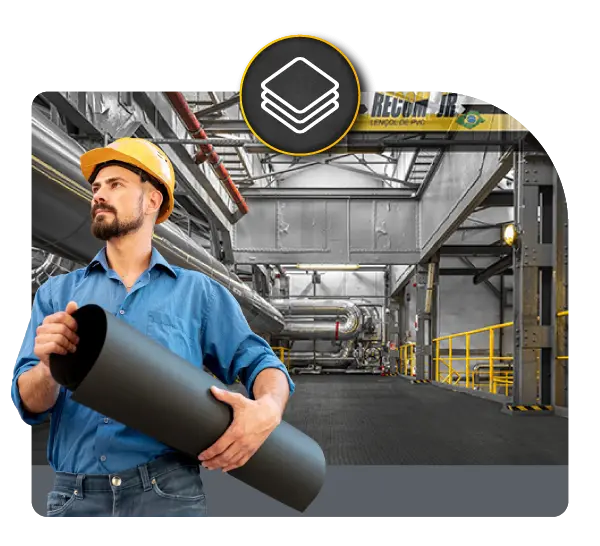 Linha Industrial e Construção Civil | Mantas de PVC